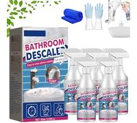 Espuma descalcificadora de baño, descalcificador de baño, limpiador descalcificador de baño, limpiador de espuma descalcificador de baño, spray descalcificador de baño, limpiador de manchas difíciles,