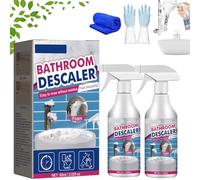 Espuma descalcificadora de baño, descalcificador de baño, limpiador descalcificador de baño, limpiador de espuma descalcificador de baño, spray descalcificador de baño, limpiador de manchas difíciles,