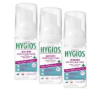 Espuma desinfectante de manos Hygios - 50 ml - Paquete de 3