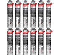 Espuma expansiva de poliuretano de 700 ml - Lote de 12 bombas - interior y exterior - Excelente aislamiento acústico - Única en el mercado - Aplicación pistola