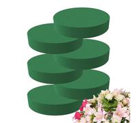 Espuma Floral - 6 Bloques Cilíndricos Secos Y Húmedos | Ladrillos Para Arreglos Florales Verdes, Base De Barro Para Floristería | Soporte De Plantas Artificiales Frescas, Decoración Ďe