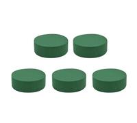 Espuma Floral Redonda 5Pcs Round Floral Foam Blocks Wedding Flower Arrangement Decoration Home Garden Plant Wet Block Para Bodas, Pasillos, Fiestas