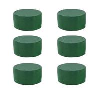 Espuma Floral Redonda 6pcs Wet Fresh Floral Foam Blocks For Wedding Party Flower Arrangement Decoration Para Bodas, Pasillos, Fiestas