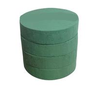 Espuma Floral Redonda Round Floral Foam Bricks Flowers Mud Green Florist Styrofoam Blocks Para Bodas, Pasillos, Fiestas
