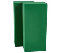 Espuma floral verde 22,5 x 10 x 7 cm para ramos y centros de flores