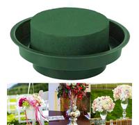 Espuma húmeda que ahorra tiempo con cuenco para una hermosa decoración floral, espuma redonda verde para cambios fáciles