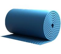 Espuma insonorizante con aislamiento acústico de 10m/rollo, algodón autoadhesivo absorbente de sonido de 5cm de espesor, tableros acústicos for estudio de cine en casa Ktv(Blu,10m)