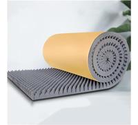 Espuma insonorizante con aislamiento acústico de 5 m/rollo, panel de espuma acústica ignífuga autoadhesivo tipo huevo de 3 cm de espesor for estudios, oficina, hogar, 25 m(Rosso)