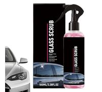 Espuma Limpiacristales 100 ml De Líquido Limpiador Invisible Y Potente | Spray Limpiacristales Para Coches Para Coches Automóviles Puerta Ducha Espejo Baño Hogar Casa Interior Exterior Familia