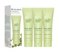 Espuma Limpiadora Con PH Equilibrado De Judías Mungo, Limpiador Facial Hidratante Y Calmante De Judías Mungo, Exfoliante Y Limpiador Profundo De Poros (3pcs)