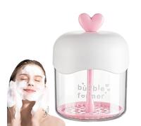 Espuma Limpiadora Facial - Dispositivo De Ēspuma De Burbujas Para Lavado | De Cara | Fabricante De Látigo De Ēspuma | Botella De Champú Espumoso Para Lavado De Cabello, Gel De Baño Y Rutina De Cuidado
