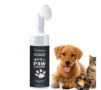 Espuma limpiadora para perro - Limpiador perro, champú seco con cepillo silicona, espuma limpiadora para pies animales, 1/2/3 piezas