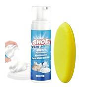 Espuma Limpiadora Zapatillas - 200ml Quitamanchas, Limpiador de calzado con esponja | Spray blanqueador y quitamanchas rápido para tenis, botas y zapatillas | Protección duradera