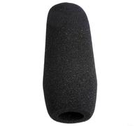 Espuma Micrófono 15cm Protección Viento para silencio para suave Negra para Periodismo Exterior para podcast Grabar(12CM)