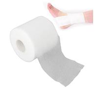 Espuma Mutifuncional Underwrap Deportes Espuma Pre Envoltura Cinta Atlética para Codo Rodillas Tobillos, Fuerte Cinta Deportiva para Muñeca, Esguinces de Tobillo E Hinchazón,6.5cm X 27m(Blanco)