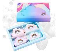 Espuma Para El Baño Limpiador Corporal Relajante Y Suave Con Colores De | 4 Piezas Baño Burbujas Espumoso Para Niños, Niñas, Jóvenes, Familia, Piel Seca, Hogar Y