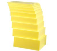 Espuma para Tapicería Amarilla, Goma Espuma de Poliuretano, Cortar, Colchones Espuma, Espuma Multiusos para Tapizar para Cojín, Sillón, 1 Pieza (Espesor 3-50x50cm)