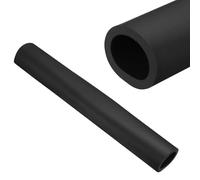 Espuma Tubería, Goma Aislamiento Tubo Cubierta para Herramientas Mango Soporte, Flexible Tubo Hueco ID 18/22/25/28/32.0mm TK 5.0mm L 92cm Tubo Aislante Antideslizante(Negro,25.0mm x 5.0mm x 92cm)