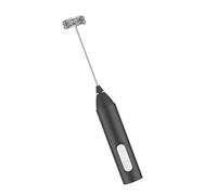 Espumador Batidor de Leche Eléctrico USB, 3 Velocidades, Espumador Portátil Recargable para Café, Capuchino, Negro