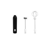 Espumador De Café Eléctrico/batidor De LECHE+batidor De Huevos MINI Licuadora De Alimentos Recargable Por USB Herramientas De Café Expreso De Tres Velocidades, Accesorios De Cocina(307-BLACK)