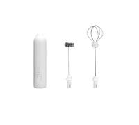 Espumador De Café Eléctrico/batidor De LECHE+batidor De Huevos MINI Licuadora De Alimentos Recargable Por USB Herramientas De Café Expreso De Tres Velocidades, Accesorios De Cocina(307-WHITE)