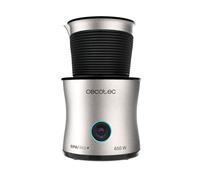 Cecotec Espumador de Leche Power Moca Spume 5000. 650 W, Capacidad de 400 ml, 4 Modos de funcionamiento, Prepara Chocolate caliente, Jarra de Acero Inoxidable, Base 360º Antideslizante