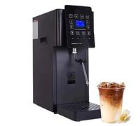 Espumador de leche comercial de 2500 W y caldera de agua caliente, máquina automática de calentamiento de vapor de 6 L con temperatura ajustable y pantalla digital LED para tiendas de café y té