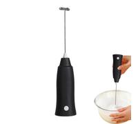 Espumador de leche de mano: cuerpo de batidor de aluminio compacto, herramienta de mezcla rápida eficiente, juego de utensilios de creación de espuma suave y , para café, café con leche, moca