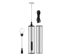 Espumador de leche de mano para café, mezclador de bebidas recargable, batidor eléctrico de 3 velocidades, espumador de café para café con leche, capuchino, batidor eléctrico portátil para cocina