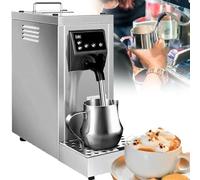 Espumador De Leche Eléctrico - (220 V) 1450 W. Vaporizador Comercial Con Depósito Extraíble 800 Ml, Automático, Pantalla LED Y Temperatura Ajustable 40 °C A 90