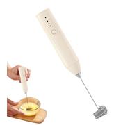 Espumador de leche eléctrico - batidora de 3 velocidades, máquina de espuma recargable | Barra de espuma con cargador USB para café, latte, matcha, capuchino, batidor de huevos, bebidas
