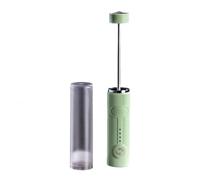 Espumador de leche eléctrico de mano para café, chocolate caliente y batidos de proteínas, batido de cocina recargable recargable para hornear