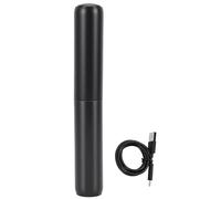 Espumador de leche eléctrico de mano, recargable USB tipo C, máquina de espuma rápida para café, lattes, capuchinos, negro