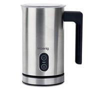 Espumador de Leche Eléctrico H.Koenig MLK8 Acero Inoxidable 0,24L, Espuma Cremosa Fría o Caliente, Revestimiento Antiadherente, Auto apagado, Ideal para Cafés, Chocolates Calientes, Cappucinos, Lattes