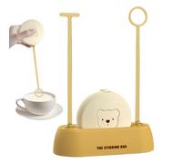 Espumador de leche eléctrico, máquina de espuma inteligente portátil, batidor de café de mano para capuchino, huevo, cócteles, chocolate caliente, operaciones silenciosas, recargable por USB