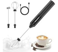Espumador de Leche Eléctrico Recargable por USB, 3 Velocidades