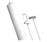 Espumador de Leche Eléctrico USB Recargable de Acero Inoxidable | Mezclador Automático para Café y Bebidas, 3w 5v 50hz, Cabezal de Resorte