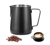 Espumador de leche, jarra de café, café, latte, capuchino, espumador de leche, jarra de café, jarra medidora de acero inoxidable, herramienta for espresso y barista.