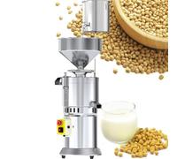 Espumador de leche, máquina comercial para preparar leche de soja con separación de pulpa, molienda de gran capacidad, funcionamiento automático, parada de emergencia e interruptor impermeab