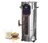Espumador de leche, máquina comercial para preparar leche de soja, máquina automática de gran capacidad para preparar leche de frutos secos con filtro extraíble, temporizador y autolimpieza