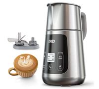 Espumador de leche, máquina eléctrica todo en 1 para café, espumador automático de espuma de 450 ml para microespuma de nivel de arte con leche, más de 30 bebidas, fácil de limpiar, apto para