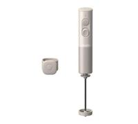 OutIn LattoGo Espumador de Leche Portátil Recargable | Espumador Eléctrico Mini Mezclador Batidor Café Calidad Barista con Estuche Viaje, Starburst Silver