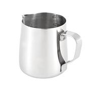 Espumador de leche profesional de acero inoxidable 304, jarra portátil para cocinar al vapor para crear un hermoso arte de café, suministros para hornear en casa, taza medidora