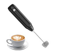 Espumador de leche recargable - Eléctrico de 3 velocidades automático con varilla para espumar - Froth Latte manual con batería | para proteínas, café, bebidas, leche, huevos, en polvo