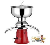 Espumador de leche, separador de crema de leche eléctrico, alta eficiencia de 50 l/h, convierte leche entera en leche descremada, ideal para cabras y vacas, incluye recipiente de 8 l.