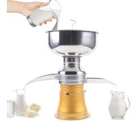 Espumador de leche, separador de crema de leche eléctrico, capacidad de 5 L, 50 L/h, centrífuga lechera eficiente para el procesamiento de leche de vaca y cabra en granjas.