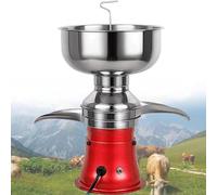 Espumador de leche, separador eléctrico de crema de leche fresca de 50 l/h, separador de crema de mantequilla, separador de leche de cabra, separador de crema de leche desnatada de vaca con