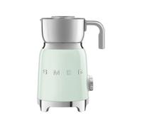 Smeg MFF11PGEU - Smeg MFF11RDEU - Espumador de Leche Estética Años 50 Jarra Extraíble Verde Agua