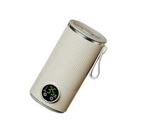Espumador de leche y vaporizadores 4 en 1, control automático de temperatura, inalámbrico, portátil, diseño de acero inoxidable, taza mezcladora Macchiato
