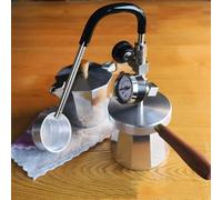 Espumador de vapor de mano con ajuste de ángulo de 360°, válvula de presión de 4 bares, ideal para calentar leche, café o té, perfecto para acampar y uso doméstico